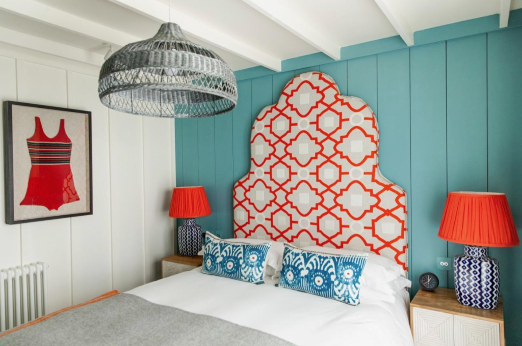 The Hamptons room at the Gallivant Hotel Rye UK