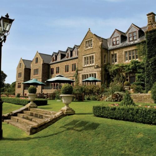 The main hotel building at South Lodge, which overlooks the grounds