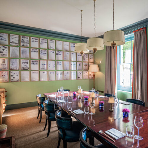 A small event space at Beaverbrook that can be used for private dinners or meeting rooms