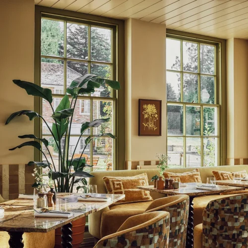 The main restaurant at Crafted at Powdermills that can be used for Away Day dinners