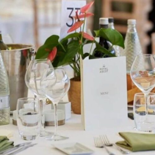 Royal Ascot Table Set up