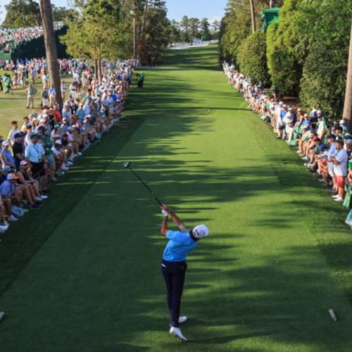 The Masters Golfing Shot