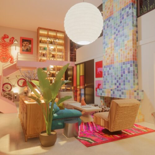 The Little Neon Door